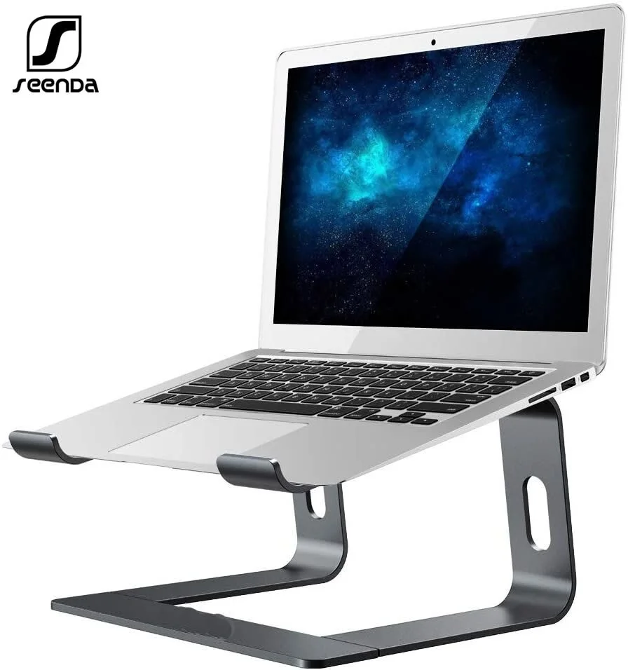 

SeenDa Laptop Stand Ergonomic Aluminum Laptop Mount Computer Stand Detachable Laptop Riser Notebook Holder Stand Compatible