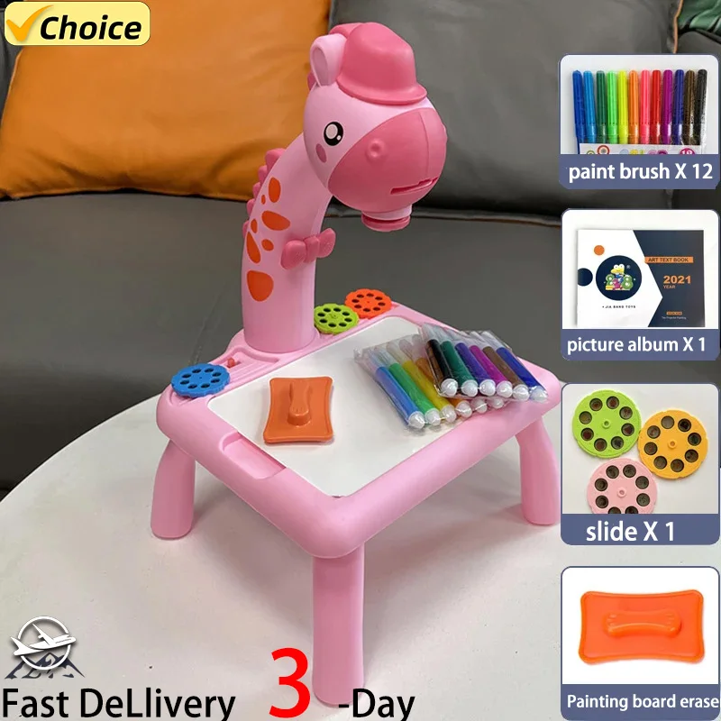 Детская проекционная доска для рисования с оленем Детский пазл артефакт