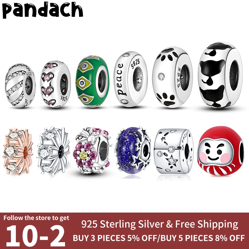 

Charms Plata De Ley 925 Fits Pandora 925 Original Bracelets Jewelry For Women Silver 925 Jewelry Oval Separadore Clip Beads 2022