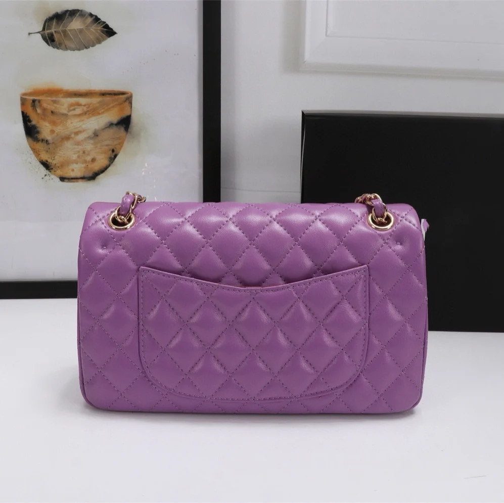 

Woman's Classic 100% cowhide leather brand famous handbag fashion high quality crossbody luxury shoulder bag caviar designer bag
