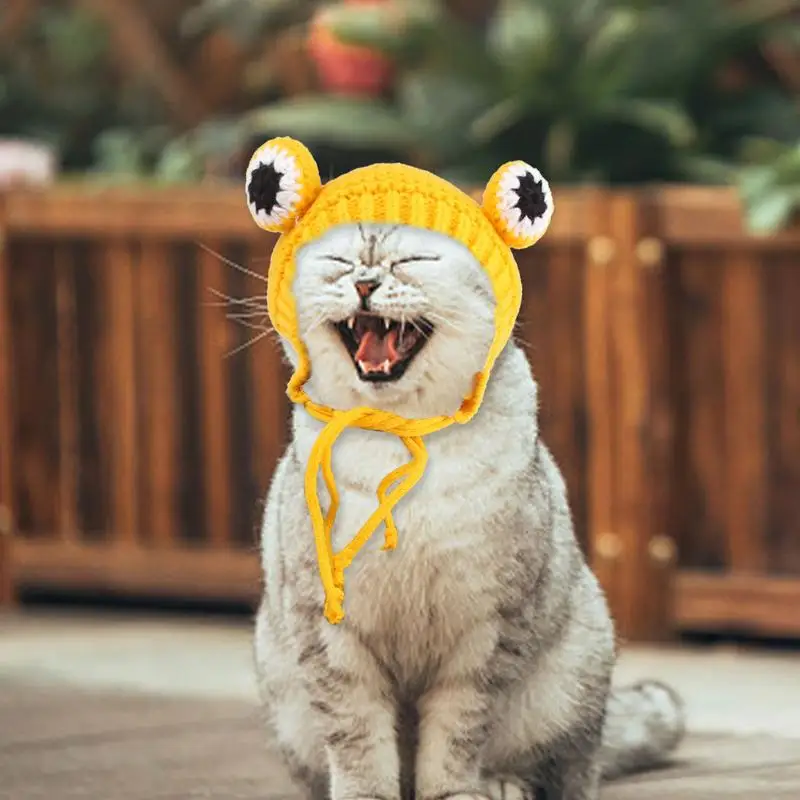 Шапки для кошек милая теплая шапка домашних животных удобный головной убор собак