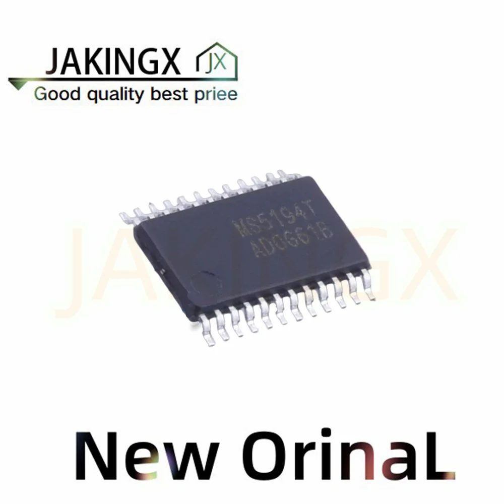 

1-100Pcs New Original MS5194T 2.7V~5.25V 24 470Hz SPI TSSOP-24 Analog To Digital Converters (ADCs)