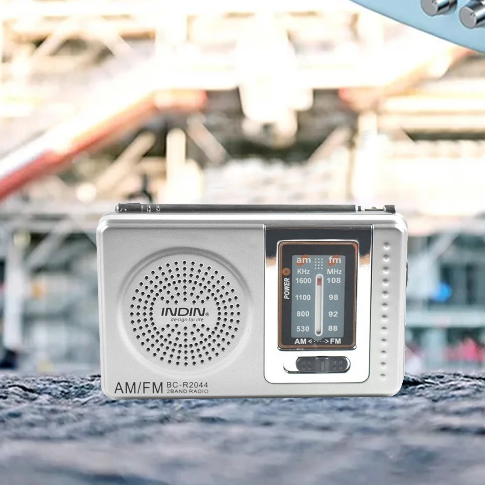Карманное радио AM FM на батарейках ретро-радио с Built-in динамиком мощный прием