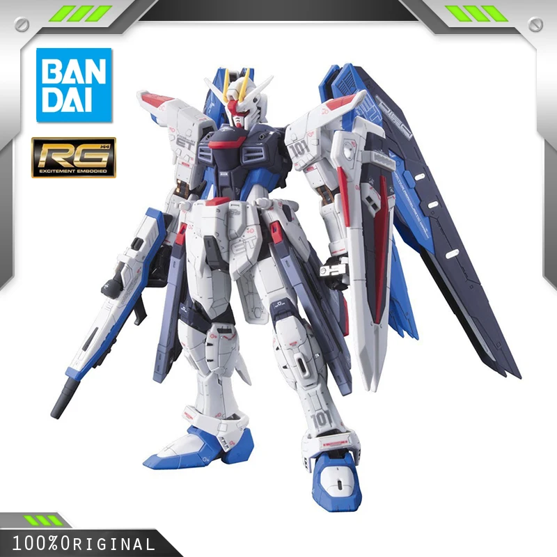BANDAI Аниме RG 1/144 ZGMF-X10A СВОБОДА Gundam новый мобильный отчет Gundam Wing сборка пластиковая модель комплект экшн-игрушка фигурки подарок