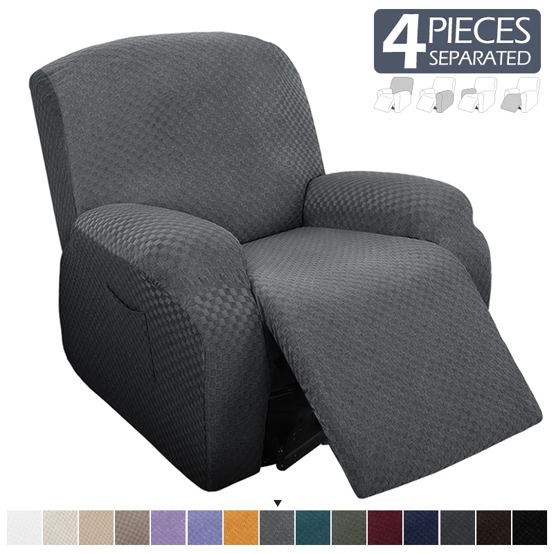 

1Seat Jacquard Fabric Recliner Chair Cover High Quality Relax Armchair Slipcover Recliner Sofa Cover For Living Room