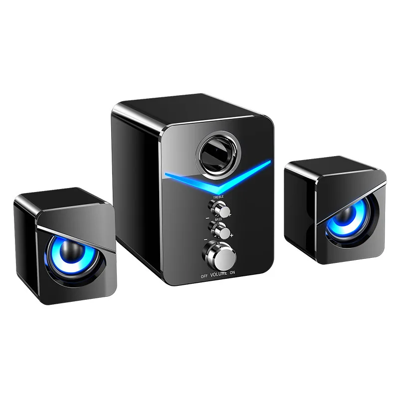 

9D Bluetooth Speaker Wired Desktop Combination Audio USB Surround Sound Bass Box Subwoofer for Laptop TV Computer Pc Gamer Music