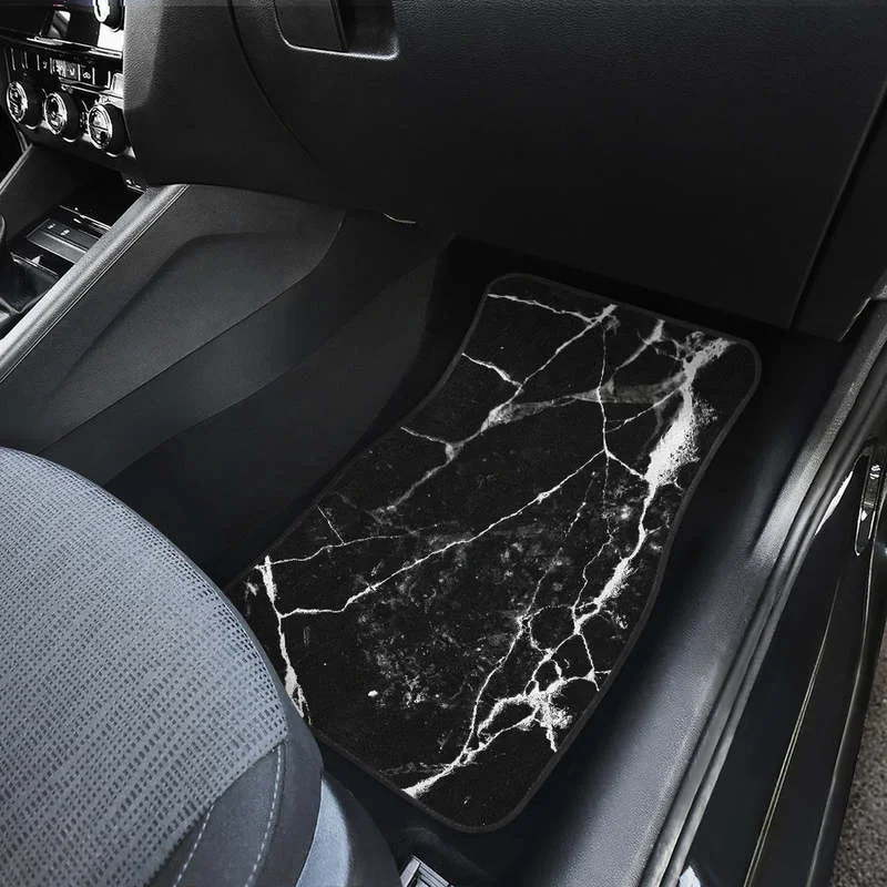 4 шт./комплект автомобильные коврики с мраморным принтом