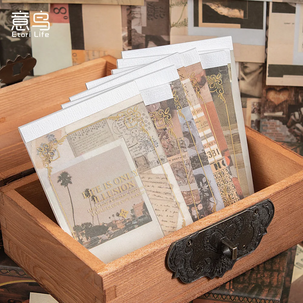 50 шт. винтажный цветочный постер нежелательный журнал ефемеры крафт-бумага