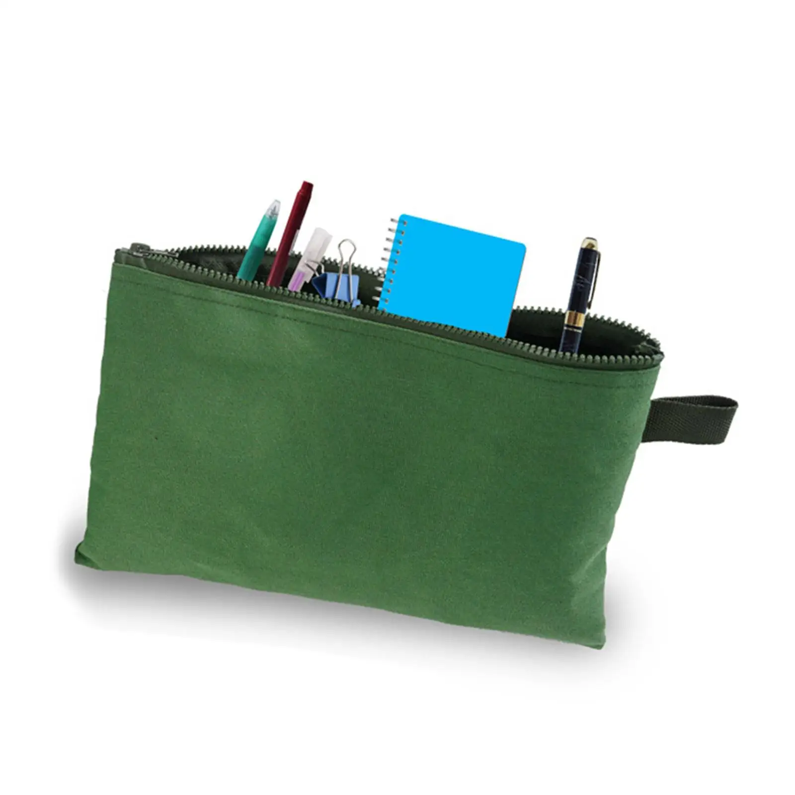 

Tool Bag Large Capacity Zippered Handbag Wide Mouth Tool Bag Organizer Tool Storage Bag for Carpenter Plumbers Contractors