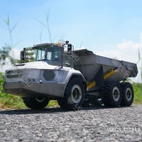 lesu hydraulic dumper model 6x6 116 rc articulated truck at60h metal cabin chassis axles pump remote control tipper cars toys
