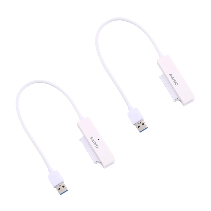 

2X MAIWO K104A USB3.0 to SATA Converter Cable for 2.5 Inch HDD SSD Hard Drive HD Disk