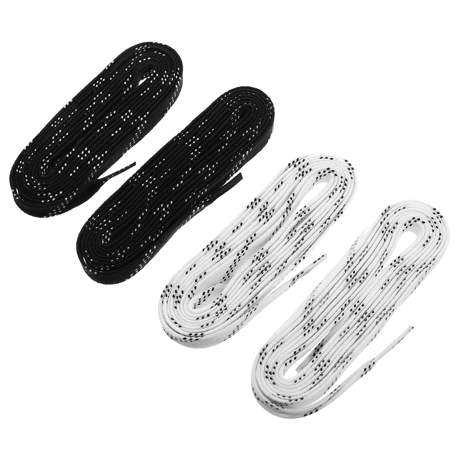 

2 Pairs Stretchy Laces Sneakers Shoelace Tie Shoes Accessories Shoelaces Puck Solid Color Flat Shoestrings Travel