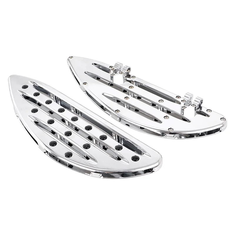 Хромированные растянутые доски для пола водителя ног Harley Touring FLHT Fatboy