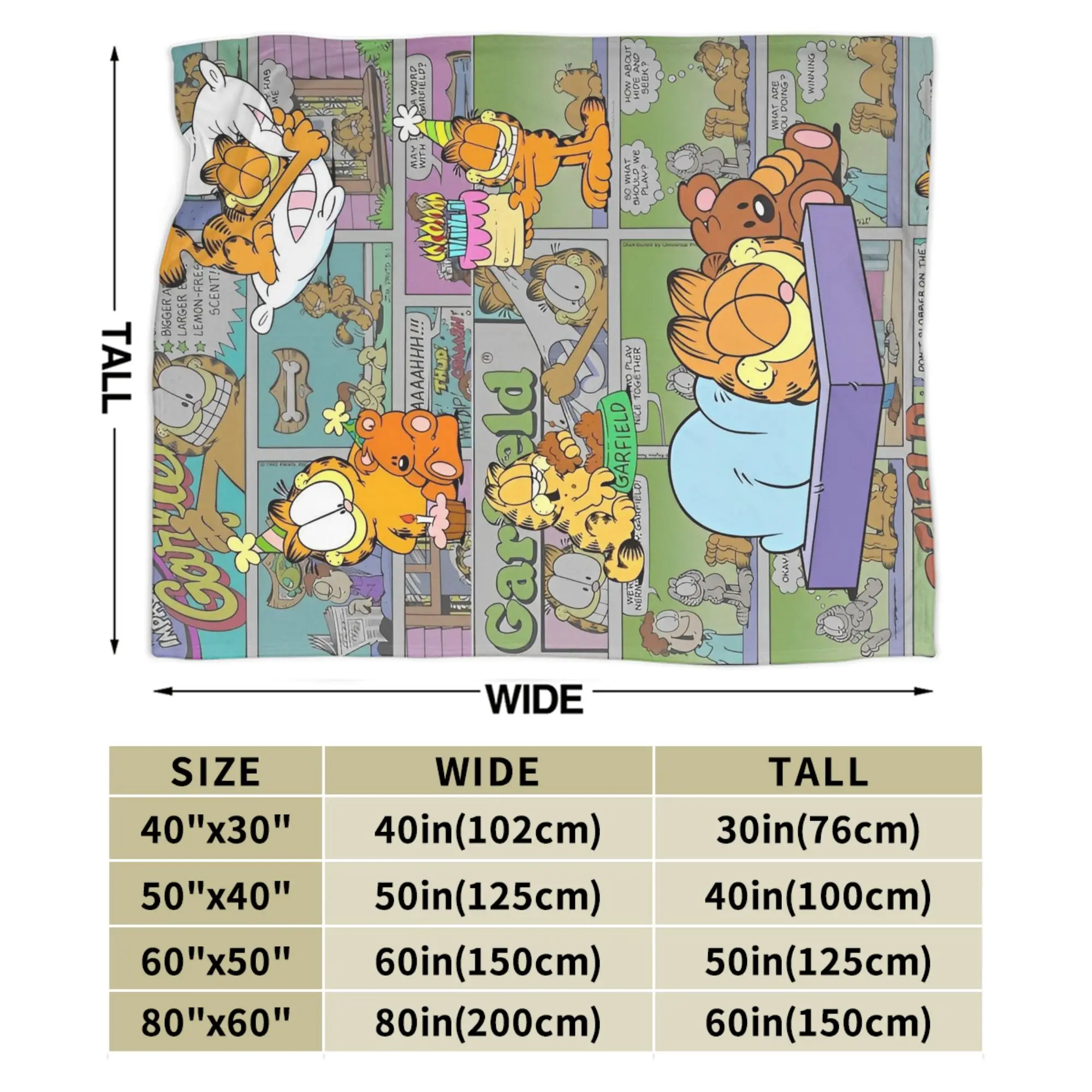Фото Одеяло G-Garfields Aniem Kawaill Cats для дивана, нечеткие мягкое плюшевое одеяло 50x60 дюймов, покрывала разных размеров, всесезонные №5
