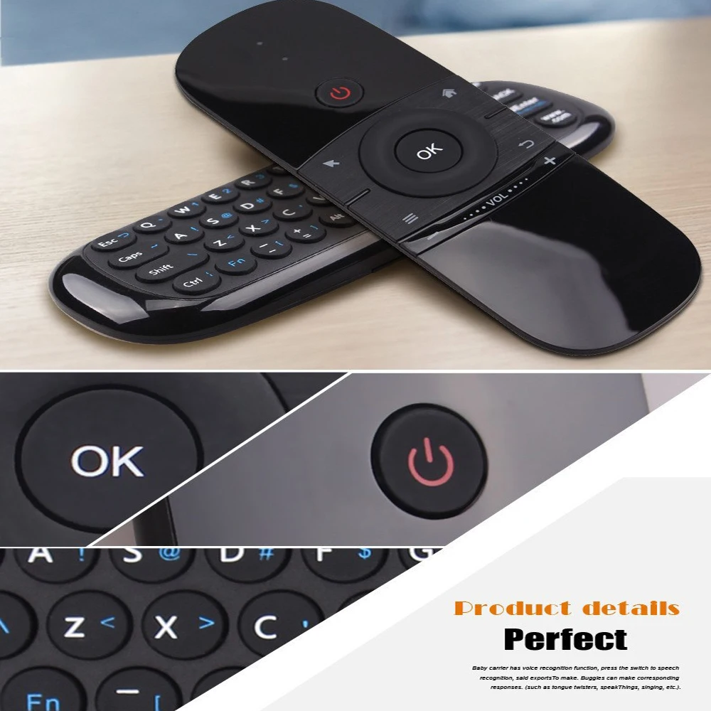 Беспроводная клавиатура W1 Air Mouse 2 4G с пультом дистанционного управления и