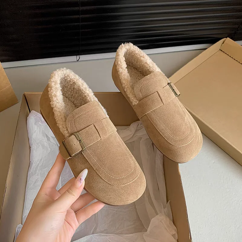 Мягкая зимняя обувь с круглым носком женские повседневные кроссовки на плоской