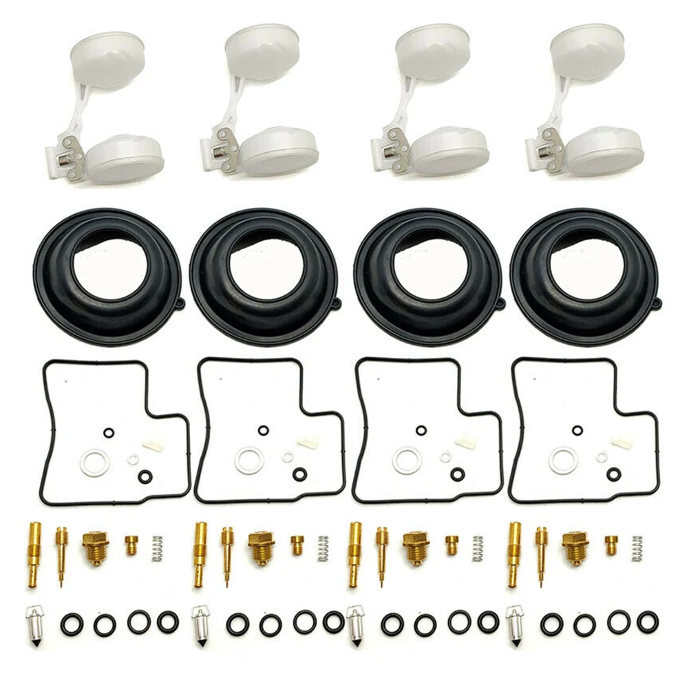 

For Honda VF700C 1984-1986 VF700 C Carburetor Rebuild Kit Motorcycle Deluxe Diaphragm High Quality Shaped Gaskets