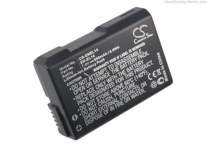 

900mAh/1030mAh Battery/Charger EN-EL14 for Nikon Coolpix P7000,P7100,P7700,D3100,D3200,D5100,P7800,D3300,D5200