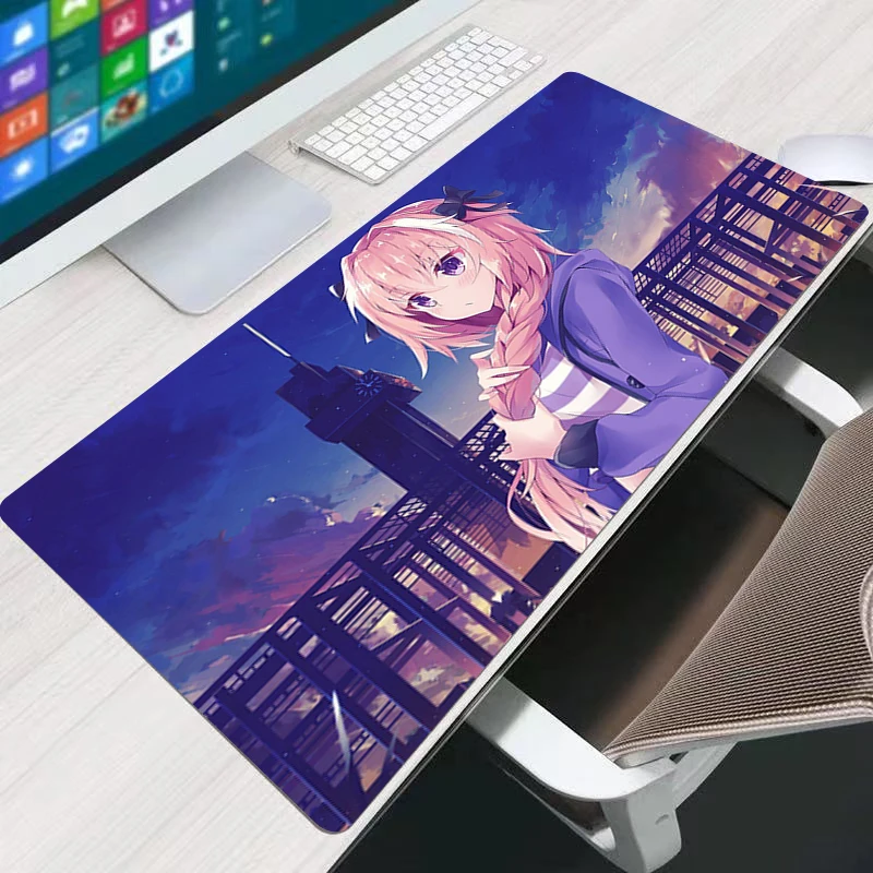 

Astolfo Anime Girl Custom Kawaii Large Mouse Pad XXL Laptop Keyboard Office Soft Table Mat Computer Gaming Rubber Cute Mousepad