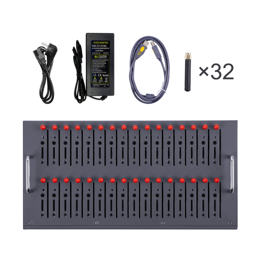

Skyline LTE 32 ports sms modem, providing sms caster and buka software, supporting bulk sms