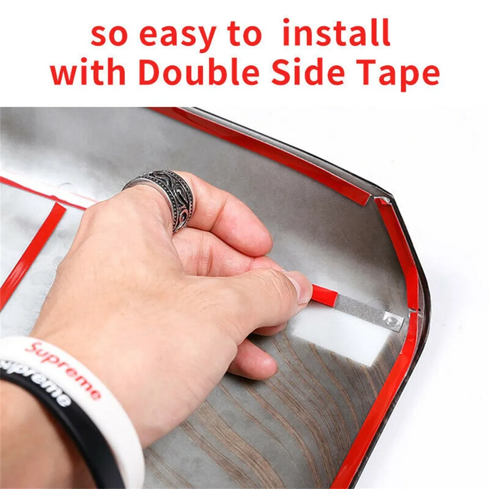 

1 наклейка на подлокотник автомобиля Tesla Model 3 2017-2019 Y 2020, стильные ABS пластиковые автомобильные аксессуары из углеродного волокна