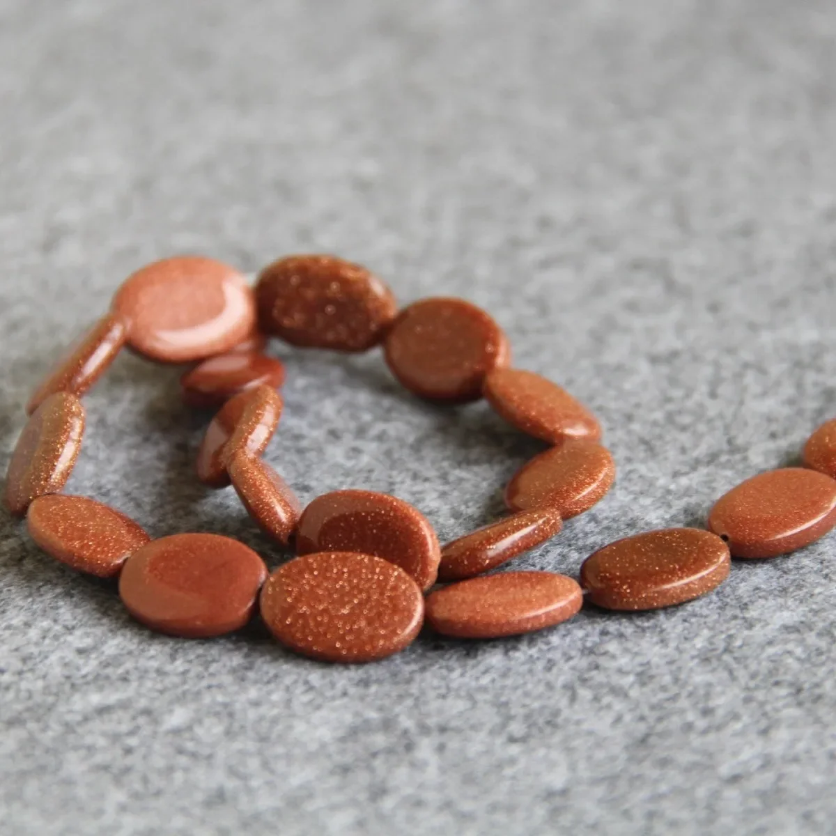 Незакрепленные бусины из Овального песка 13 х18 мм полуготовые 15 дюймов аксессуары