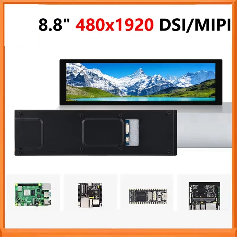 Супер-распродажа: 8,8-дюймовый сенсорный дисплей DSI MIPI LCD 480x1920, ультраширокая панель для портативного монитора RPi-RK-P4 (art.: 3920dcf3a8a49) - 3920dcf3a8a49
