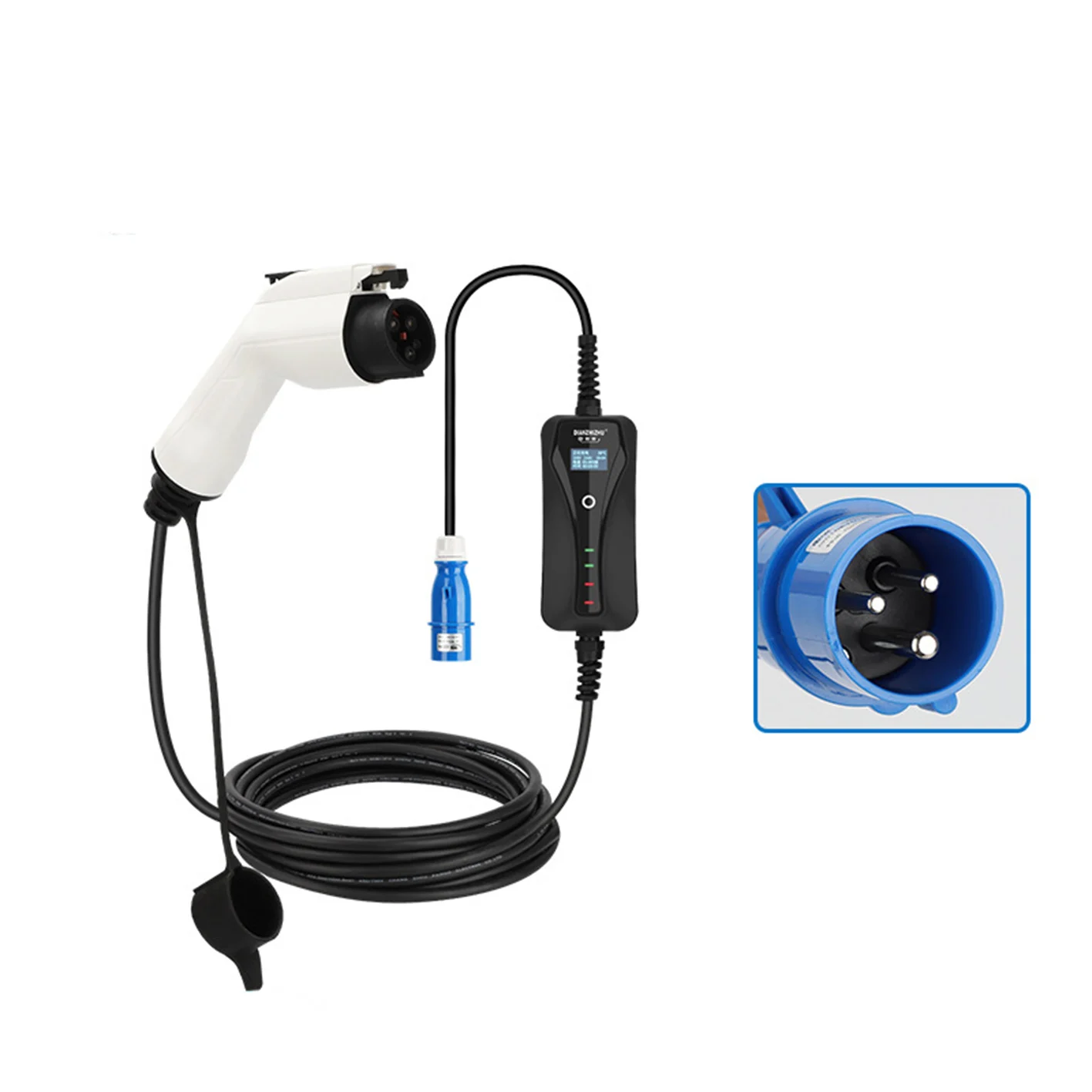 

Adjustment level 2 EVSE electrical car charger SAE J 1772 type 1 portable ev charging cable 32a 7kw