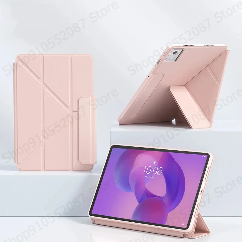 Фото Чехол для Lenovo Idea Tab Pro 12 7, модель tb373fu, tb375fc, магнитный, из искусственной кожи, с подставкой, для Funda Idea Tab Pro, 12,7 дюйма №5