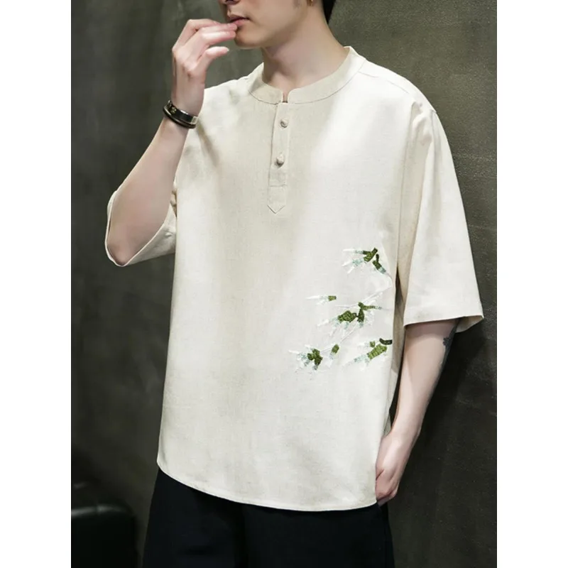 Рисунок 5 - Повседневная льняная Свободная рубашка 3 цветов