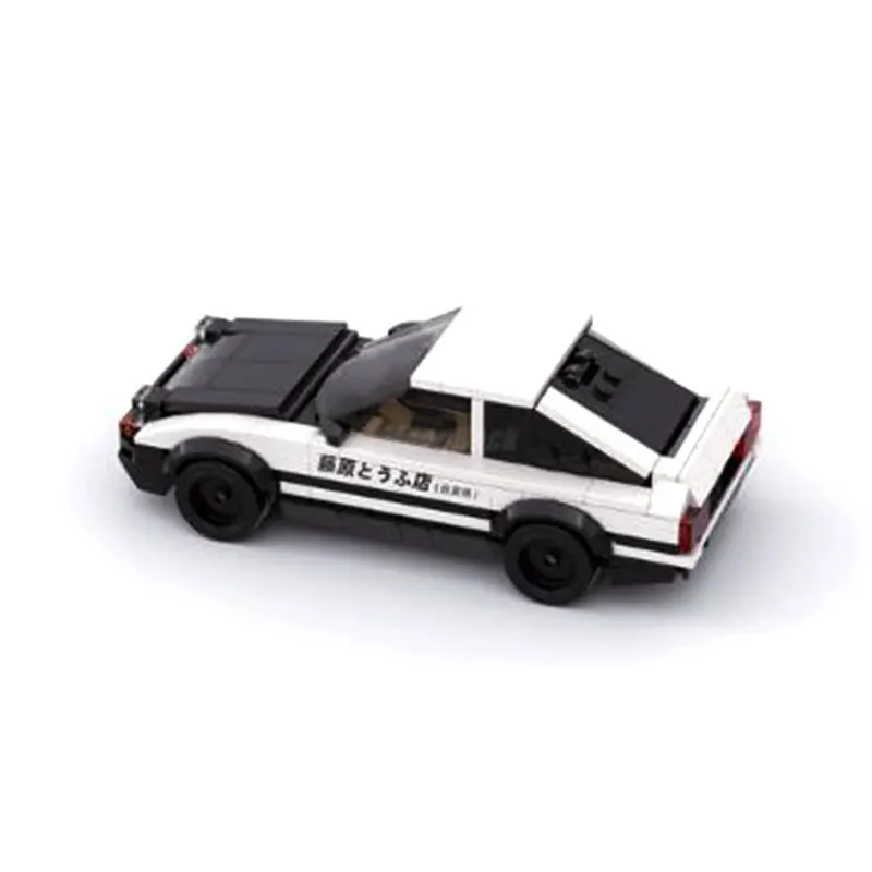 

AE86 гоночный автомобиль MOC 100665, строительные блоки, кирпичи для автомобилей, Модель для сборки фильма, игрушки «сделай сам», подарки для детей...