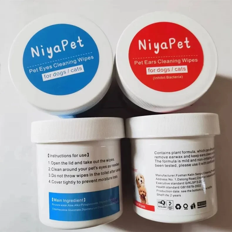 150 шт. салфетки для чистки домашних животных из нетканого материала