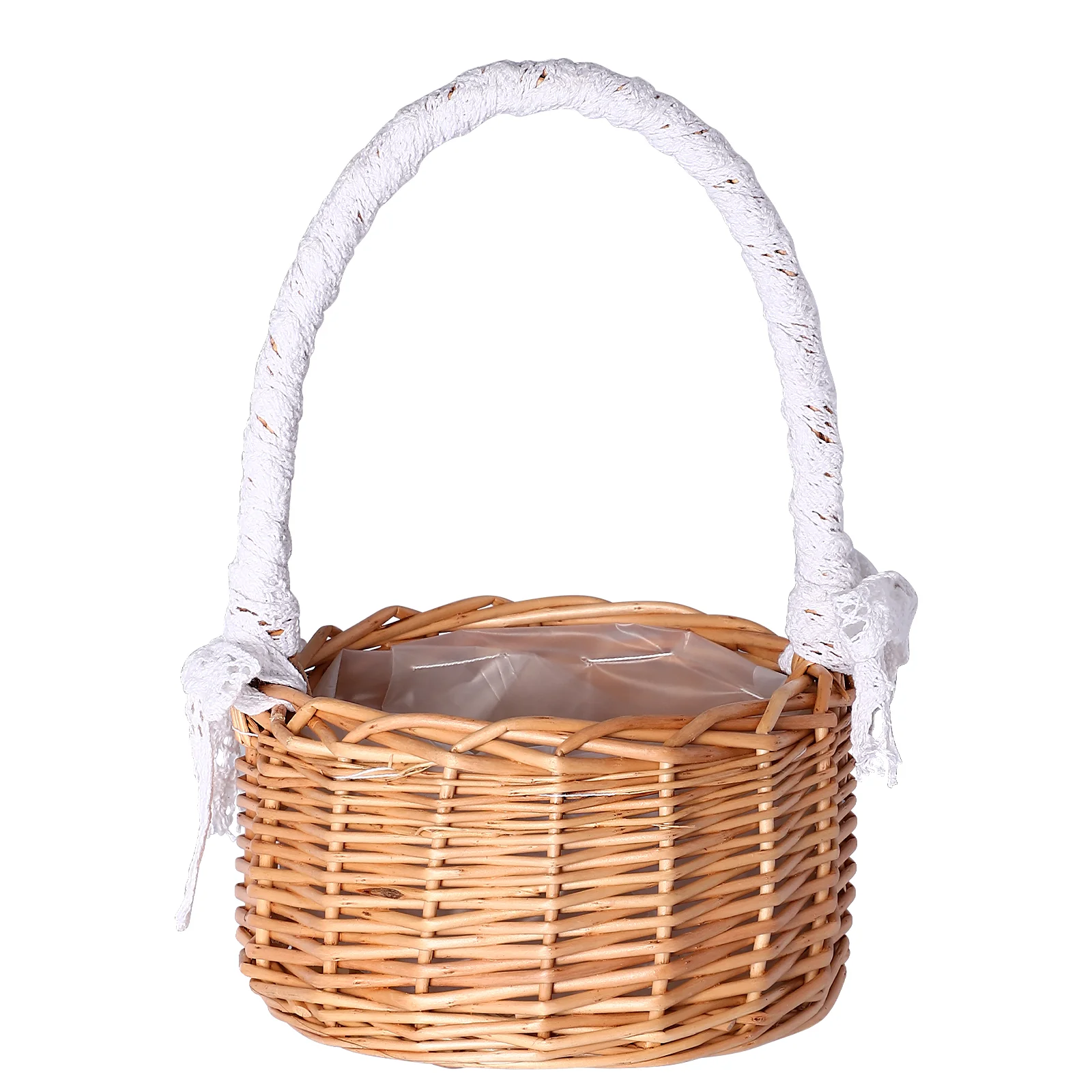 

Flower Basket Decorative Baskets Baskets Handles Weave Small Basket Handle Baskets Gifts Empty