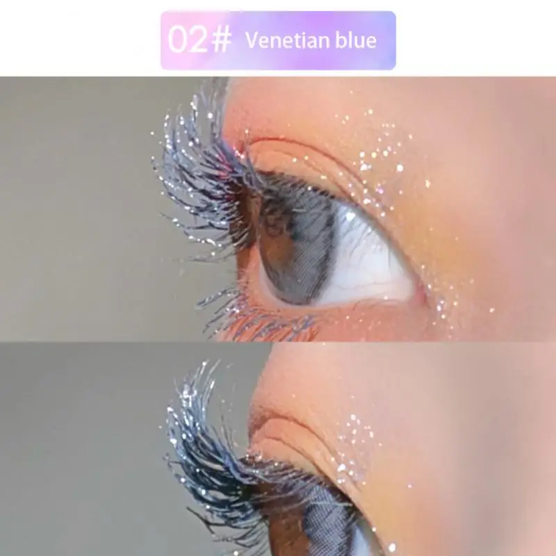 Блестящая Алмазная Мерцающая тушь для ресниц блестящая Водостойкая густая