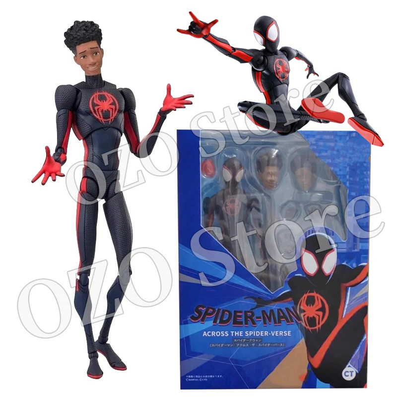 

SHF Spider-Man Miles Morales Gwen Stacy Action Figures Across the Spider-Verse Spider-Gwen Spider-Miles Figure PVC Model Toys