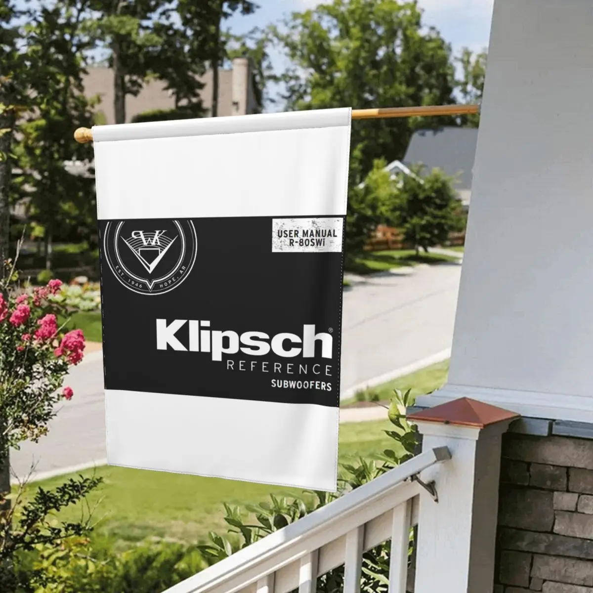 Украшение для сада Klipsch флаг с двусторонним принтом