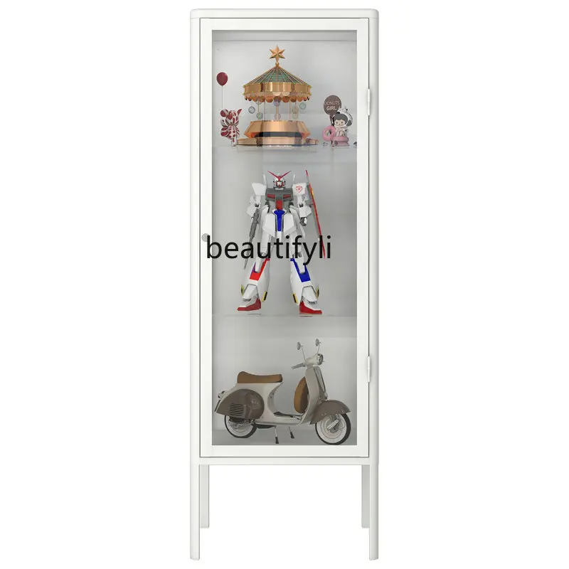 

zq Display Cabinet Building Blocks Decoration Model Cabinet Glass Display Rack Toy Display Stand