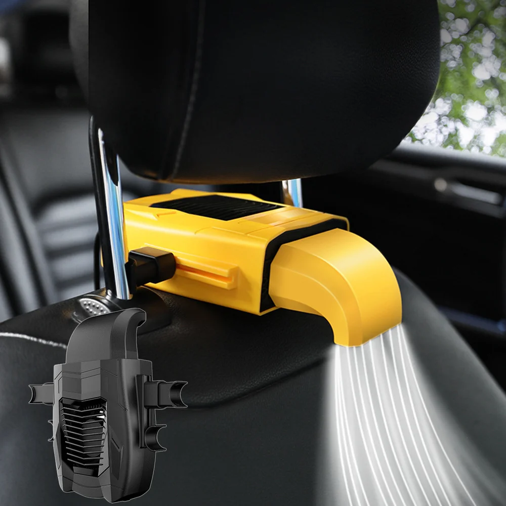 Summer Must-Haves Car Back Seat Cooling Fan USB Car Seating Fan 3 Speed Adjustable BackSeating Ventilation Sheet Fan