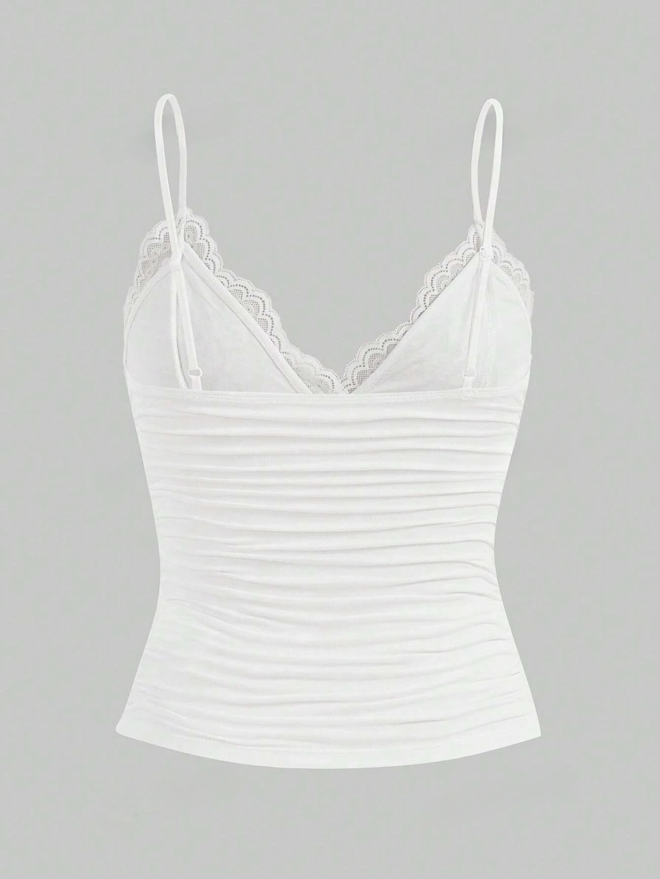 Кружевной укороченный топ с бантом