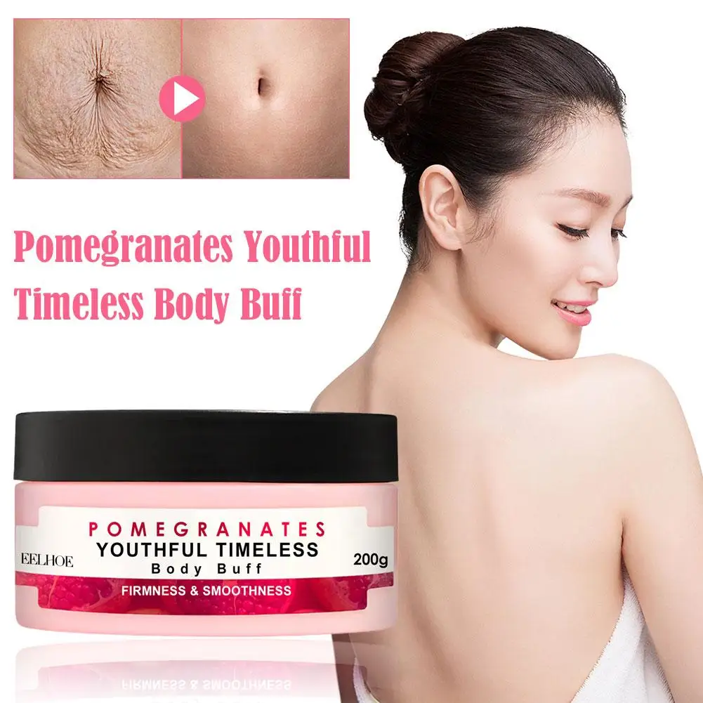 

Body Scrub Cream Body Cleansing Pomegranate Essence Skin Granule Moisturizing Smooth Photorejuvenation Exfoliating Mild Cre C5J0
