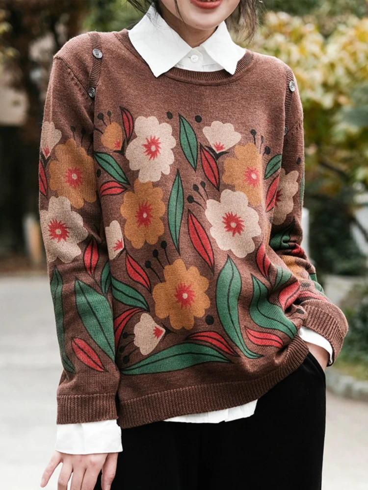 Женские винтажные свитера Max LuLu свободные Джемперы в британском стиле с