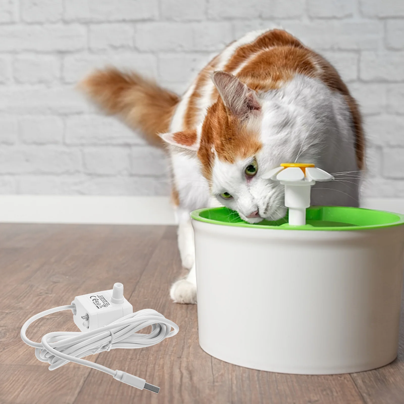 

Mini Submersible Water Pump Dispenser Cat Supplies Lights Pet Fountain Replacement White Pumps Fountains