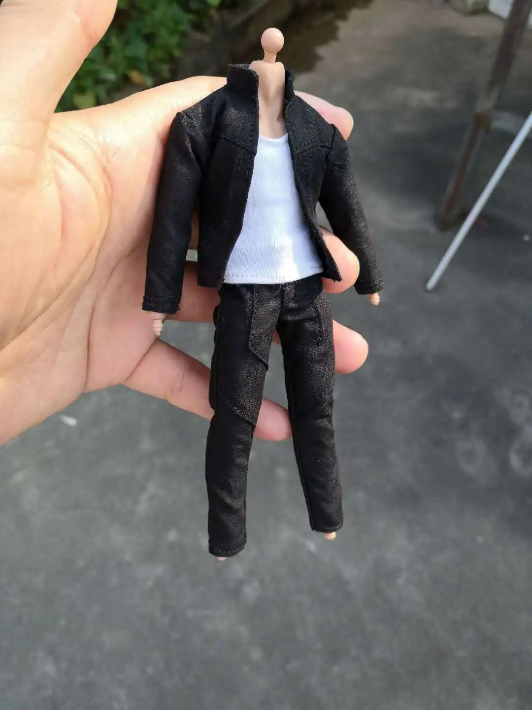 

1/12 Scale Trendy Soldier Male Clothes Toy Jacket Pants Suit Model for 6" Doll