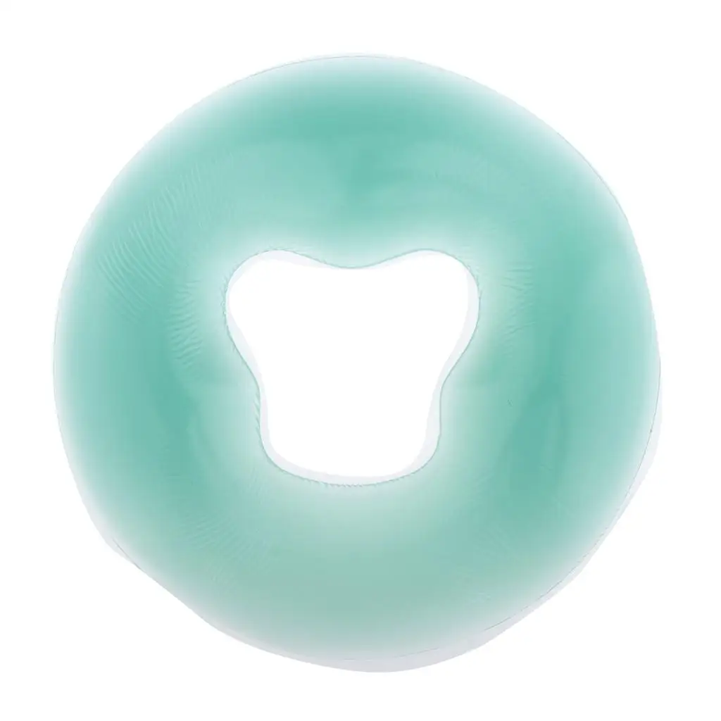 Зеленая удобная силиконовая подушка для лица и вниз массажа красоты спа-салона