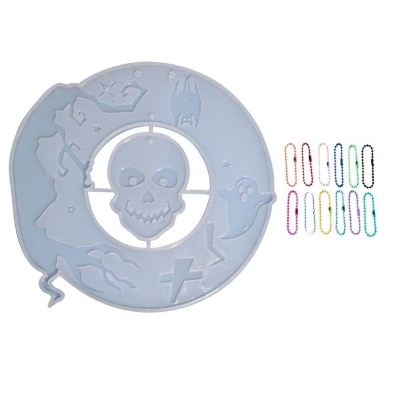 

Skull Bat Silicone Mold for Epoxy Resin Casting Jewelry Making Home Decorations 264E