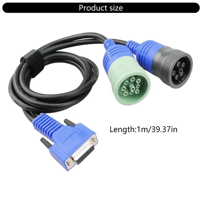 Многоцелевой 6-контактный и 9-контактный разъем адаптера диагностического кабеля