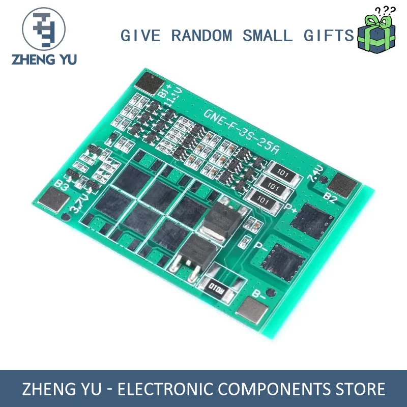 GNE-F-3S-25A 3-SERIES Защитная плата литиевой батареи 11 1 В 12 6 в А с сбалансированной