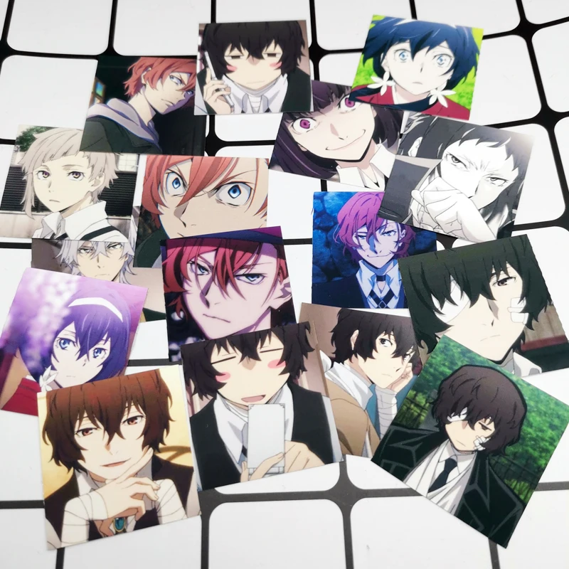 

Anime Bungo Stray Dogs Sticker Waterproof Luggage Phone DIY Scrapbook Stickers 2698 Decal Decor Cosplay