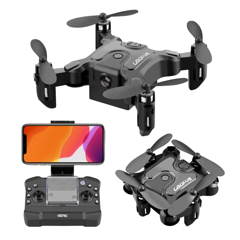 Квадрокоптер радиоуправляемый складной 4K HD Wi-Fi FPV