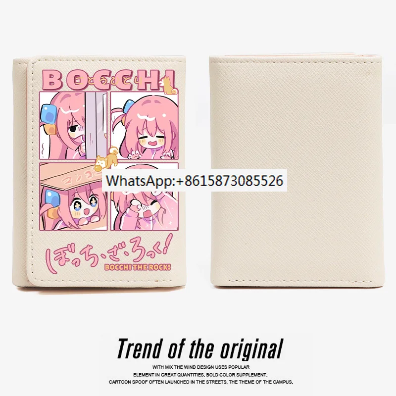 

Lonely Rock anime Anime Goto Yili Short Wallet Female Student Card Bag Small Japanese Ins
